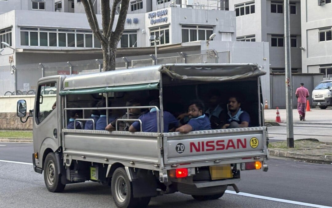 Singapore’s ban on caged lorries revives debate over migrant worker transport