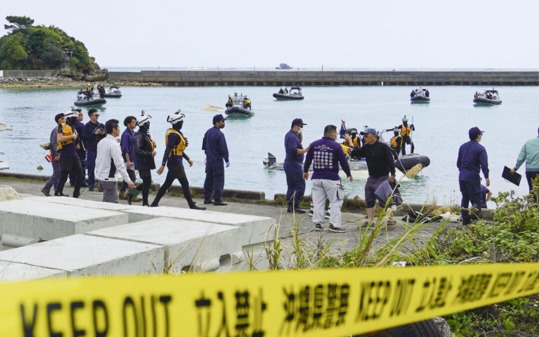 2 dead after Japanese school trip boats capsize off US military base site in Okinawa