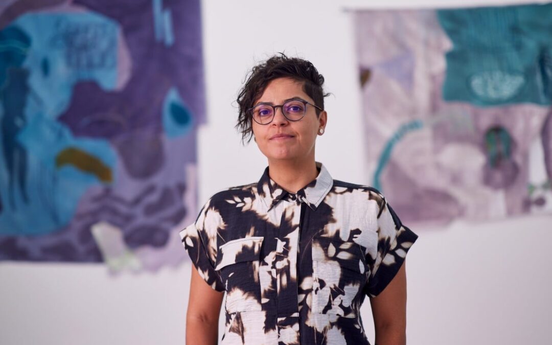 US-based Iranian’s cloth works at Art Central reflect complex fabric of her identity