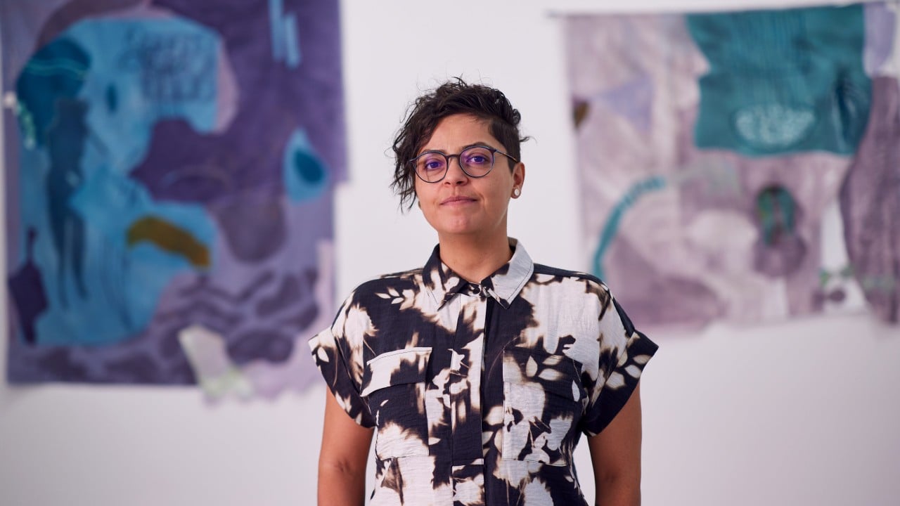 US-based Iranian’s cloth works at Art Central reflect complex fabric of her identity