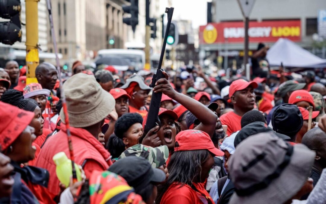 South African politician Malema sentenced to 5 years for firing rifle at rally