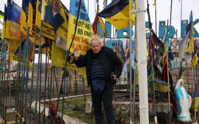 Ex-UK PM Boris Johnson criticises ‘timidity’ over Ukraine after visit for film