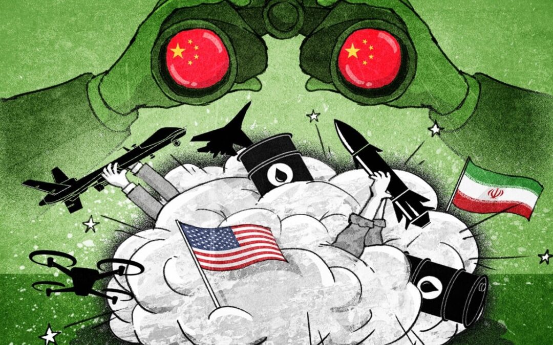 As missile barrage on Iran continues, what is it teaching China about US war resilience?