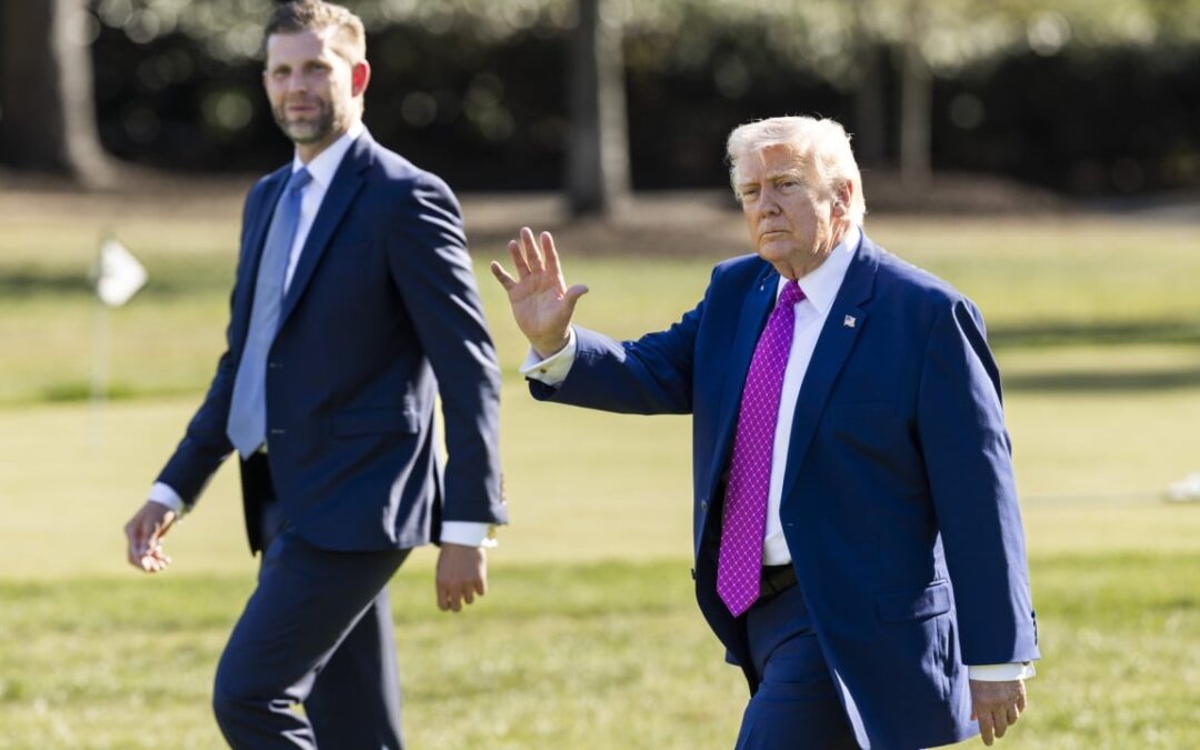 Trump’s son Eric to join father’s state visit to China