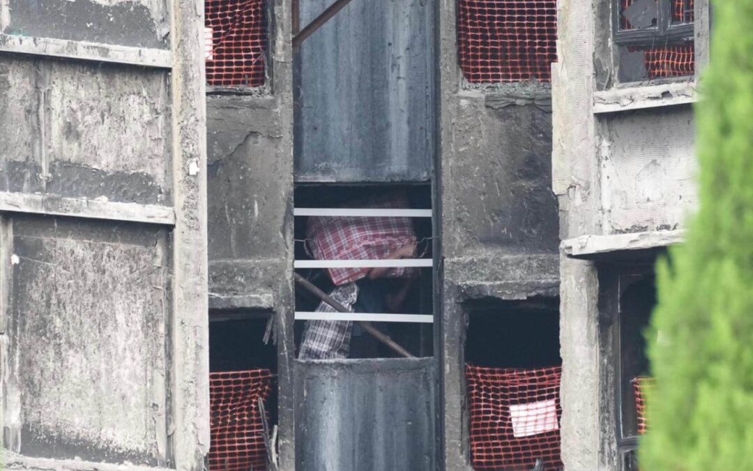 Residents thank life-saving neighbours, use robots to search charred Wang Fuk Court flats