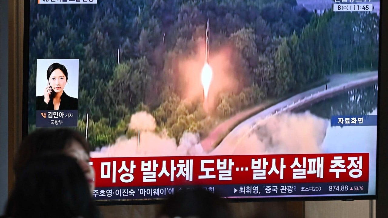 North Korea launches fifth missile test after dousing South’s reconciliation hopes