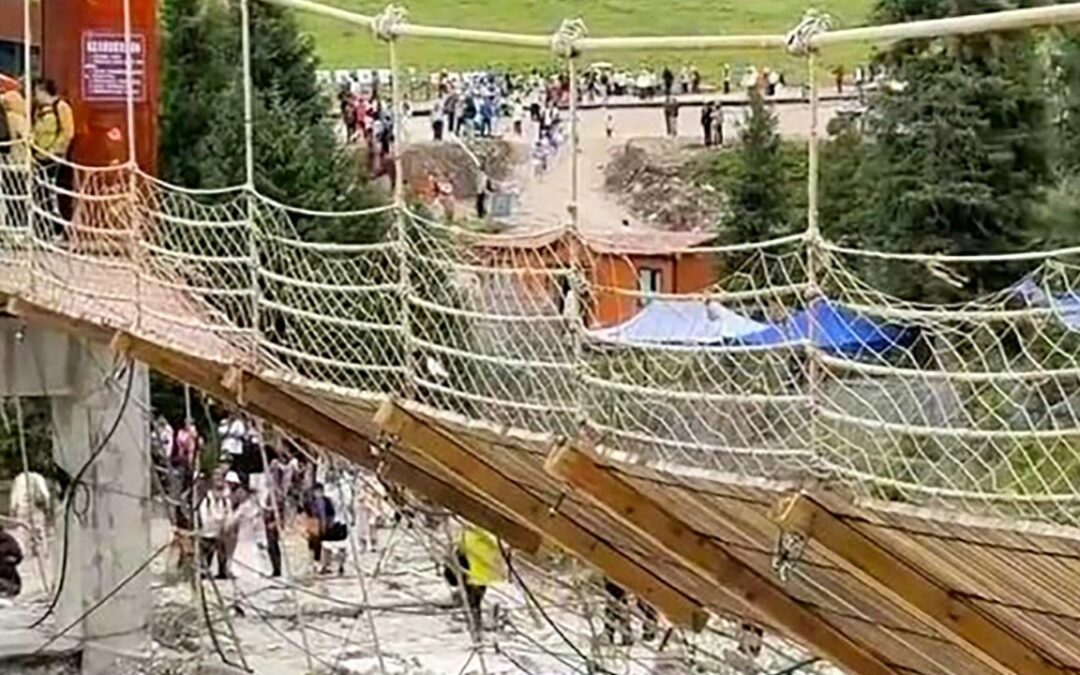 Defects – not jumping tourists – caused deadly Xinjiang bridge collapse: report