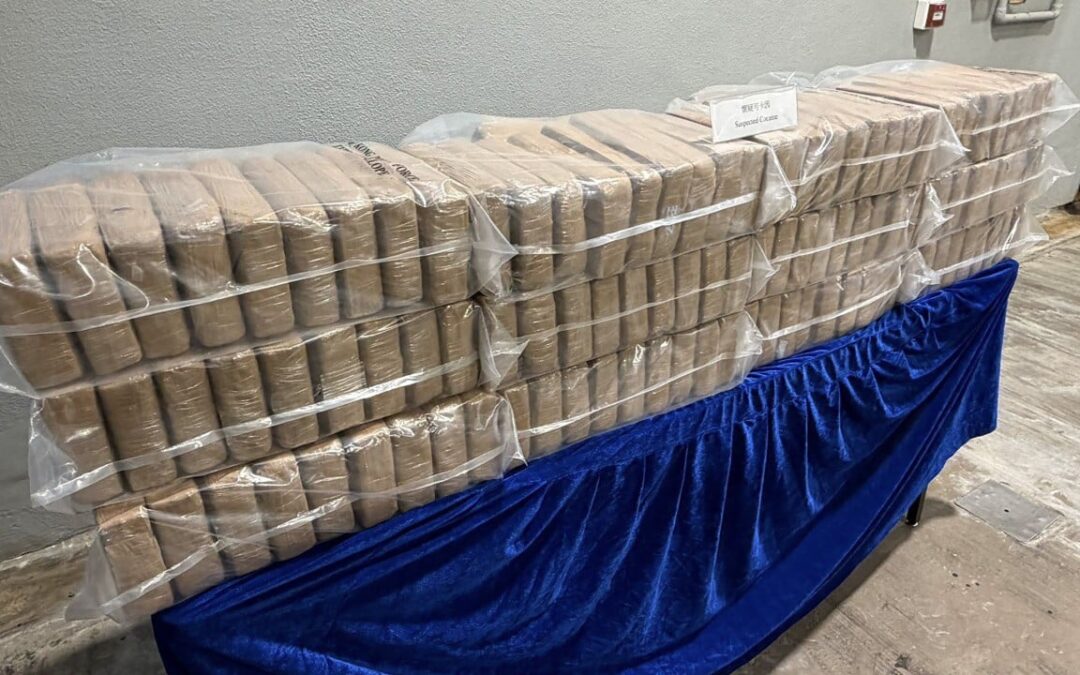 Hong Kong cocaine haul hits 361kg in days after police raid another yacht