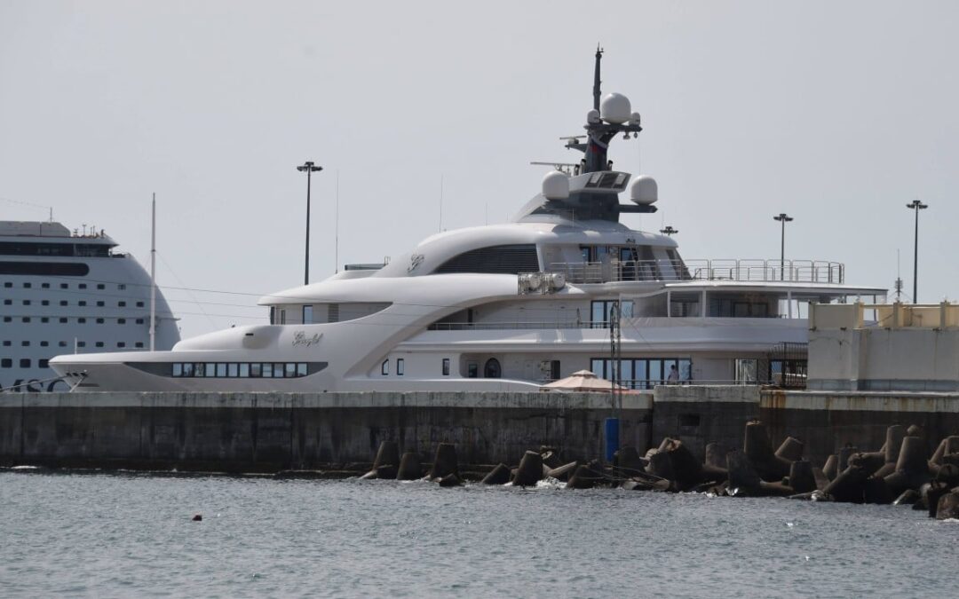 Putin superyacht ‘Graceful’ spotted on radar off Denmark