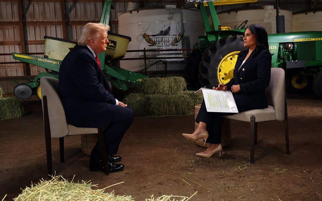 Trump storms out of tense NBC interview about Iran war strategy, election fraud claims