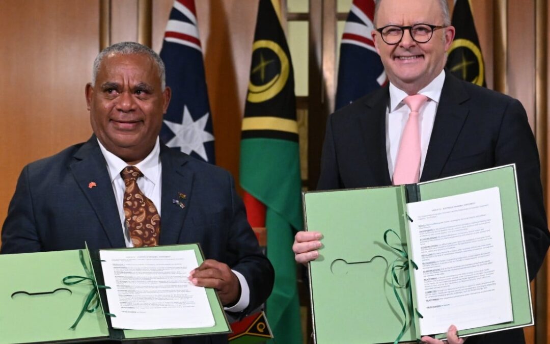 Vanuatu-Australia security pact bans ‘foreign’ military bases