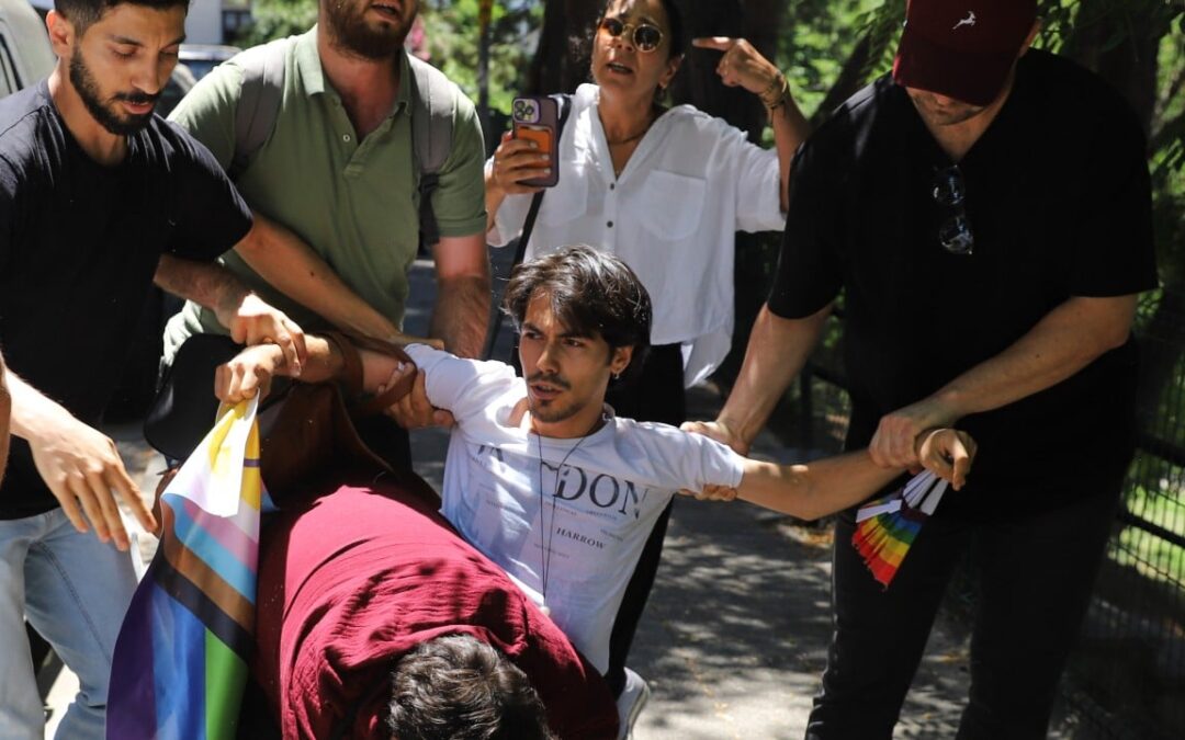 Police in Turkey detain dozens at Istanbul Pride event after authorities banned march
