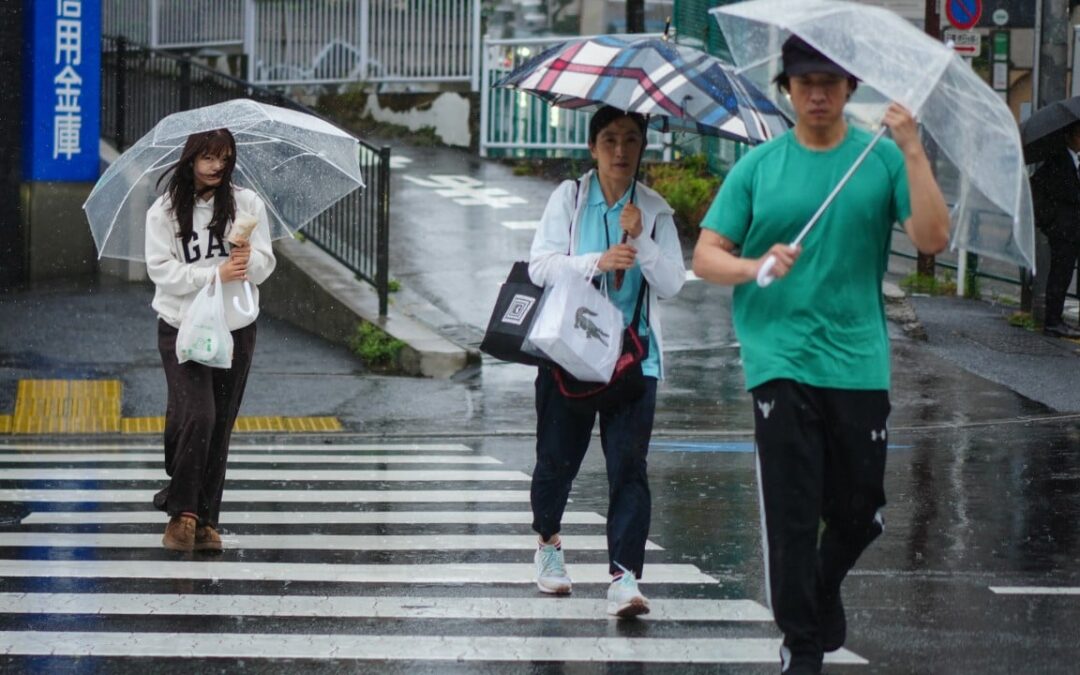 Typhoon Jangmi churns along Japan’s Pacific coast, leaves dozens hurt