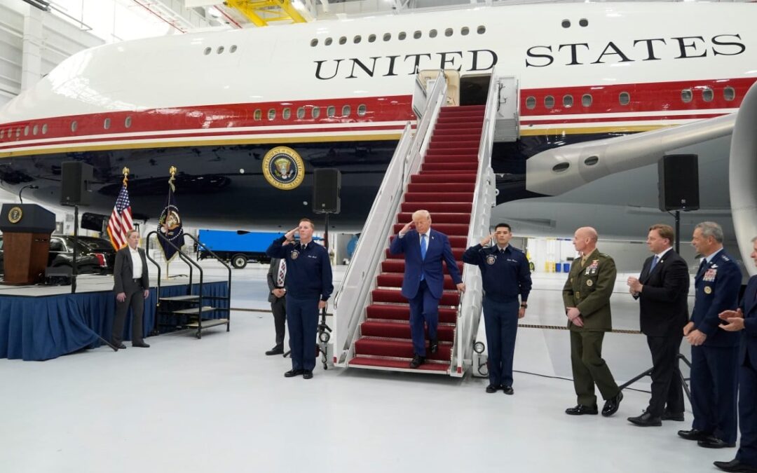 Trump unveils new Air Force One gifted to him by Qatar