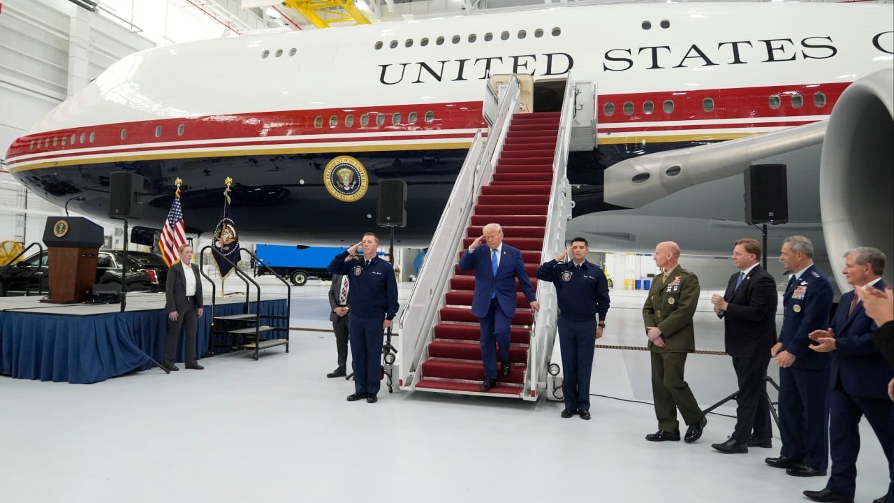 Trump unveils new Air Force One gifted to him by Qatar