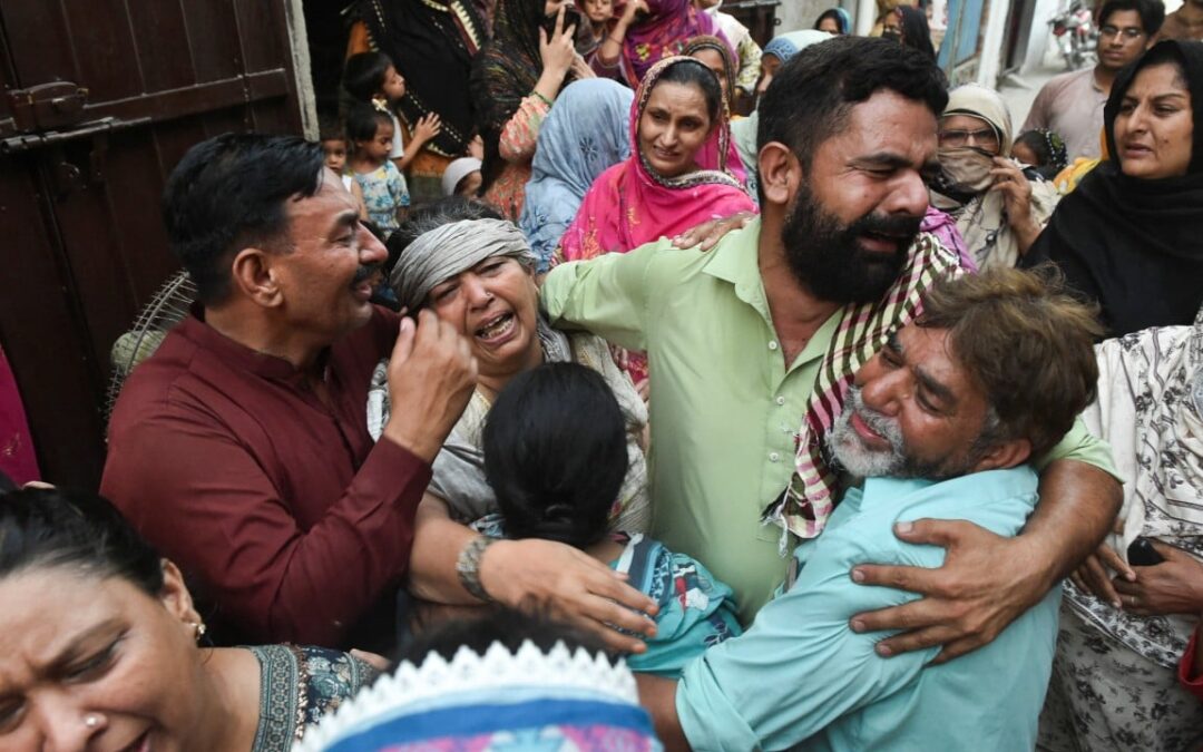 Roof collapse kills 14 children at tutoring centre in Pakistan’s Lahore, officials say