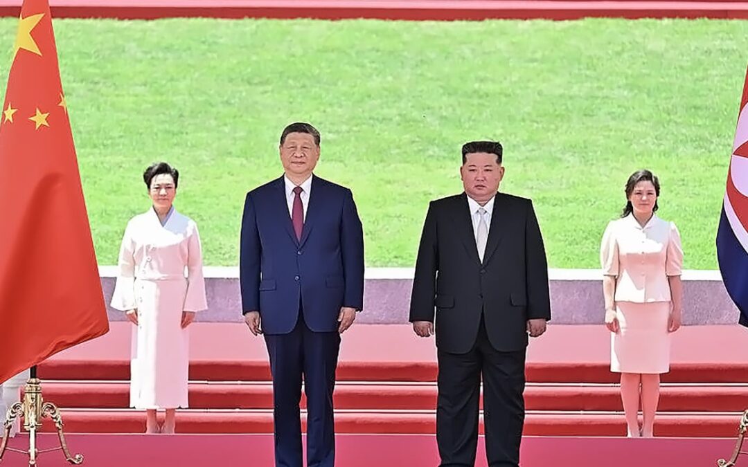 Pyongyang rolls out the red carpet as Xi Jinping is welcomed with pomp and ceremony