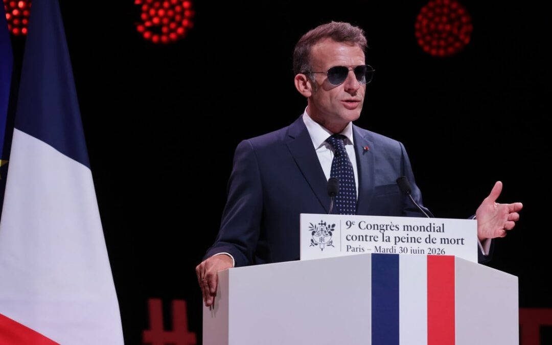 Macron warns against restarting death penalty debate as executions rise around the world