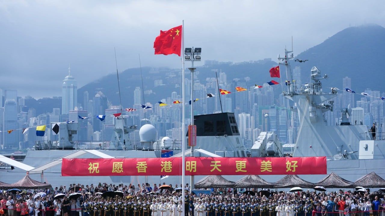 Thousands visit PLA barracks in Hong Kong to celebrate city’s return to Chinese rule