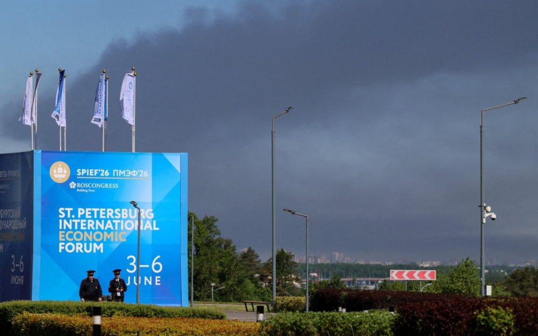 Russia downs 376 Ukrainian drones overnight on final day of St Petersburg forum