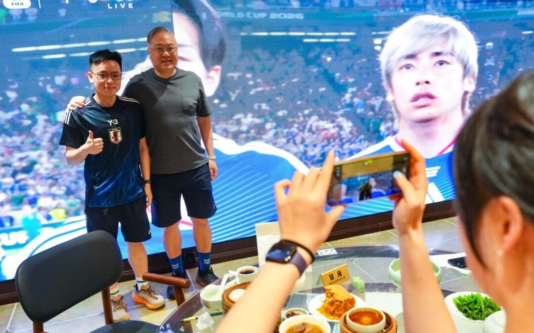 Teahouse scores big as Hongkongers celebrate Father’s Day with yum cha, football
