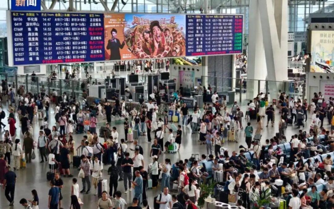 Rail and air services cancelled and schools shut as southern China braces for Typhoon Noul