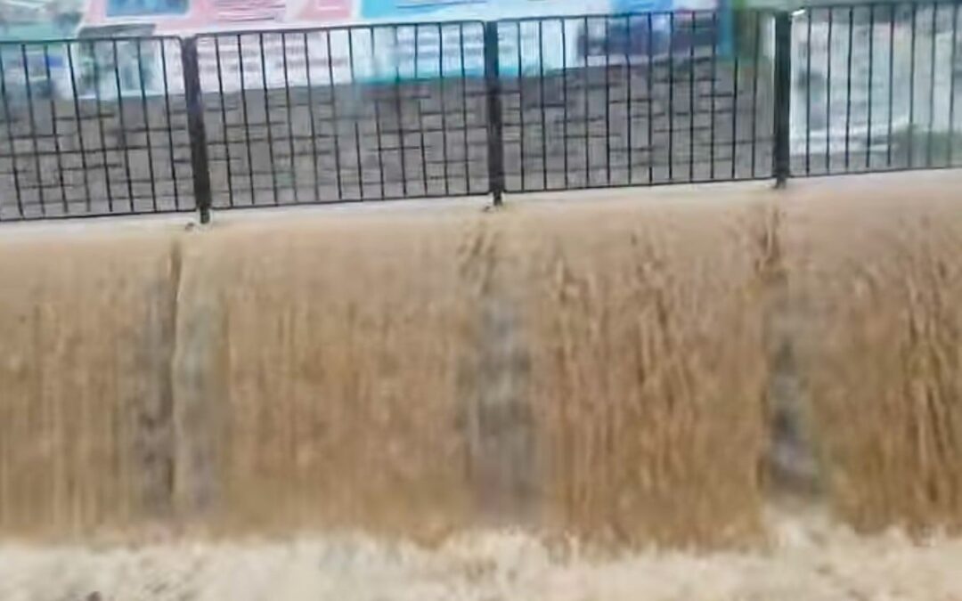 Clips of flooded Hong Kong rivers, streets go viral online after heavy rain