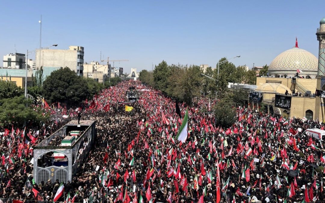 Crowds fill Tehran as funeral procession begins for Iran’s slain supreme leader Khamenei