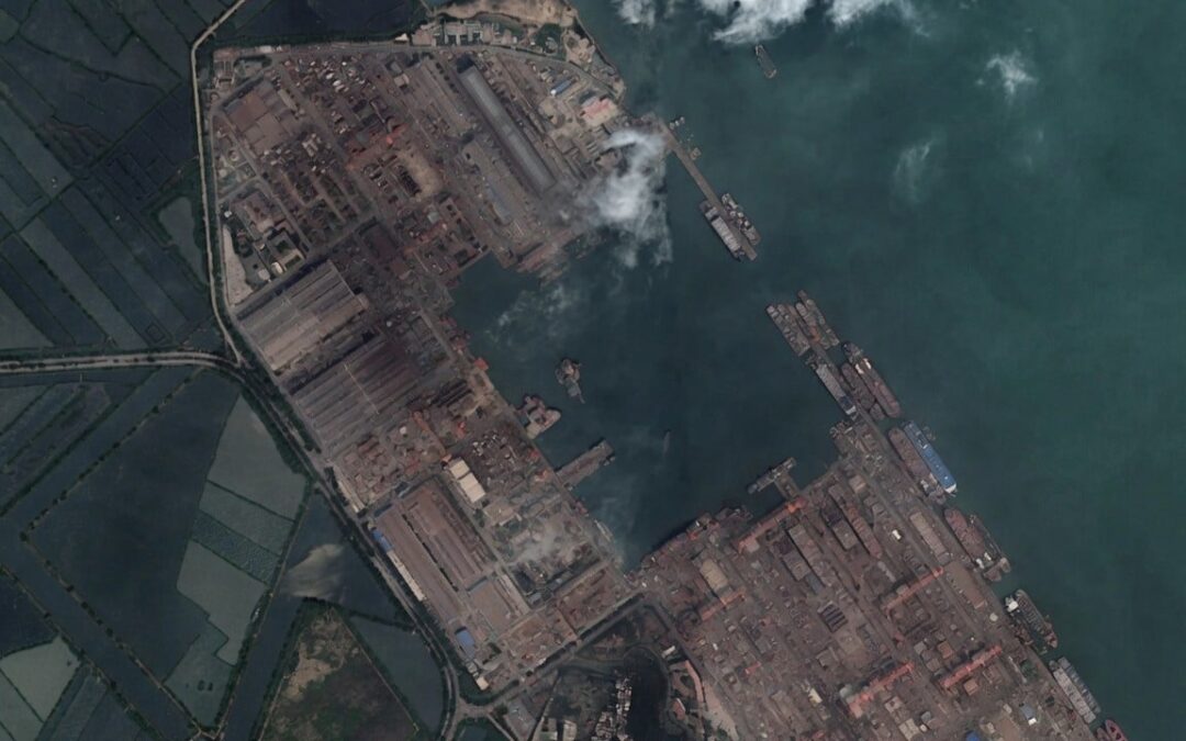 Is China building a bigger support ship for its future Type 004 carrier battle group?