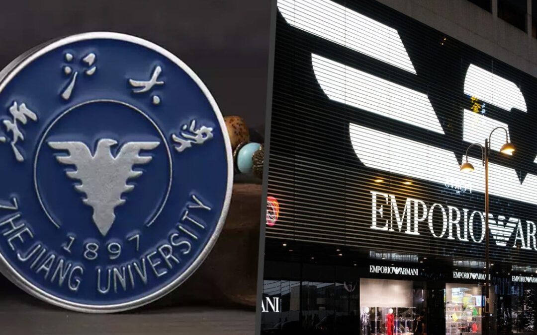 China university trademarks emblem, sparks speculation over potential Armani logo dispute