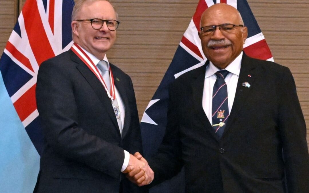 Australia, Fiji sign mutual defence pact to boost Pacific security