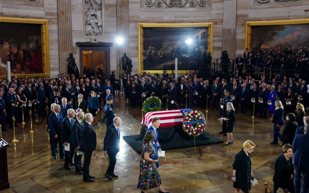 Lindsey Graham eulogised as an ‘American original’ at memorial service