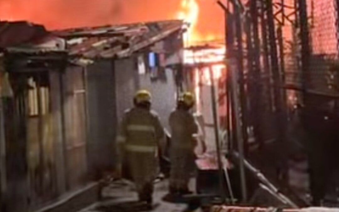 Man dies, 78 people evacuated after fire breaks out at Hong Kong village house