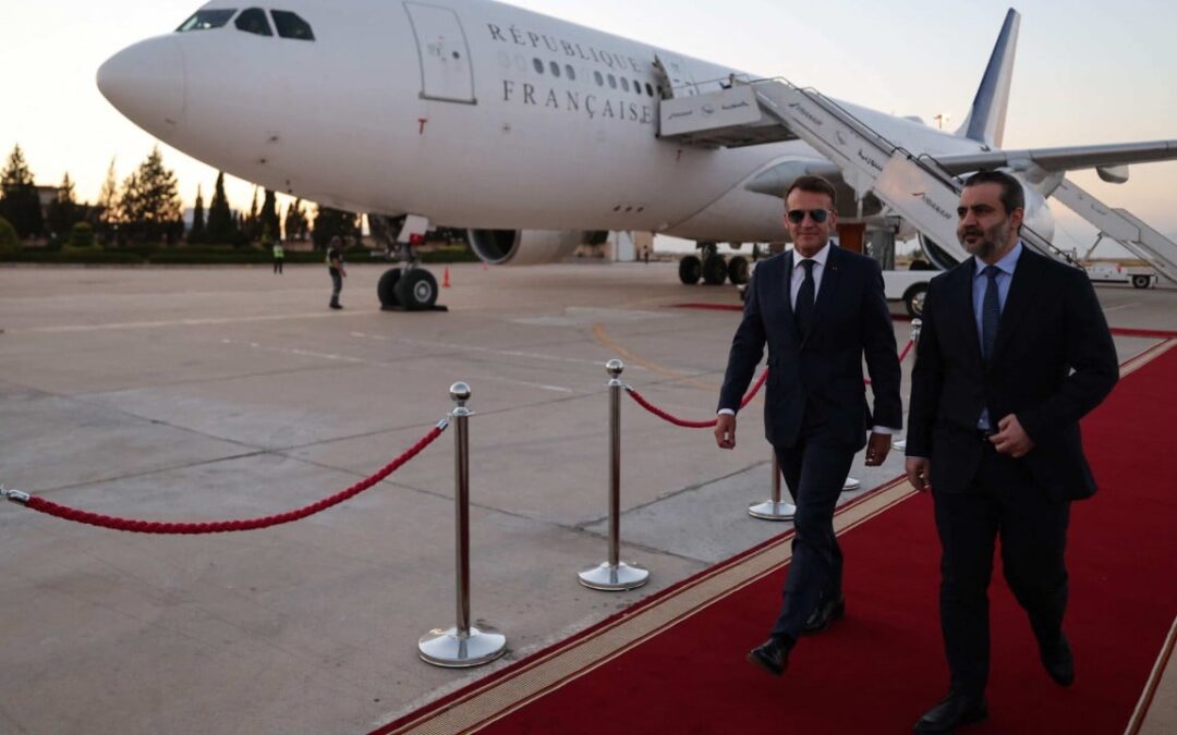 France’s Macron in Syria on first post-Assad visit by a Western leader