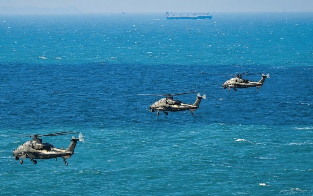 What a helicopter’s flight in the Taiwan Strait says about Beijing’s war plans