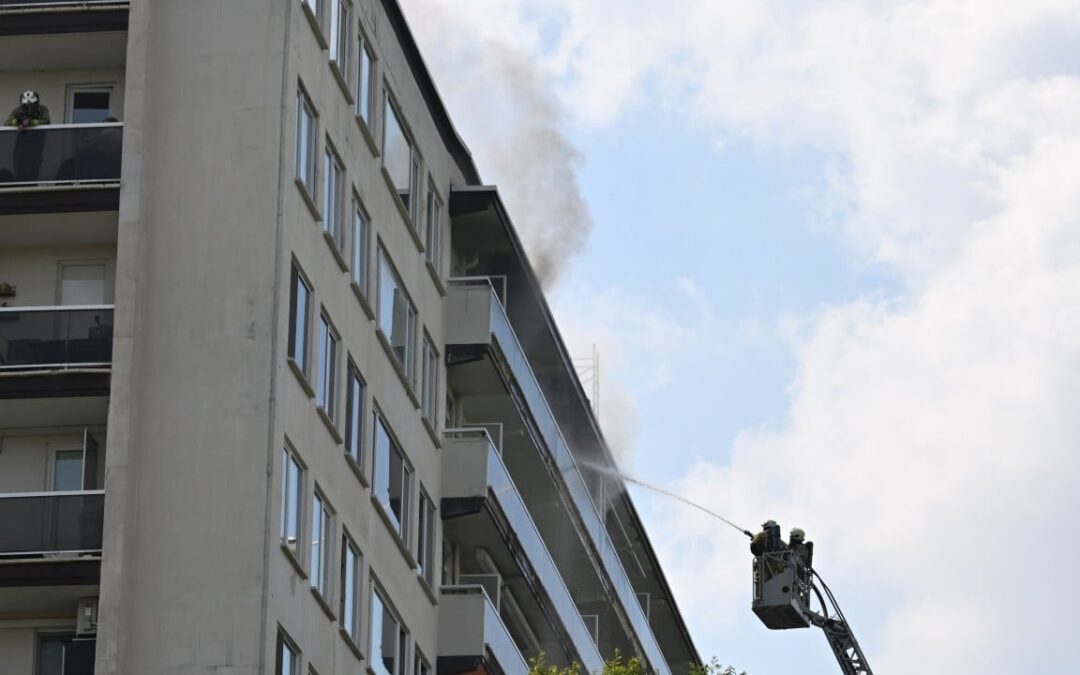 Belgium apartment block fire kills at least 5, seriously injures several