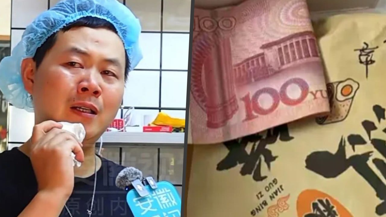 Chinese dad’s chemotherapy note prompts food vendor’s US$15 donation, goes viral