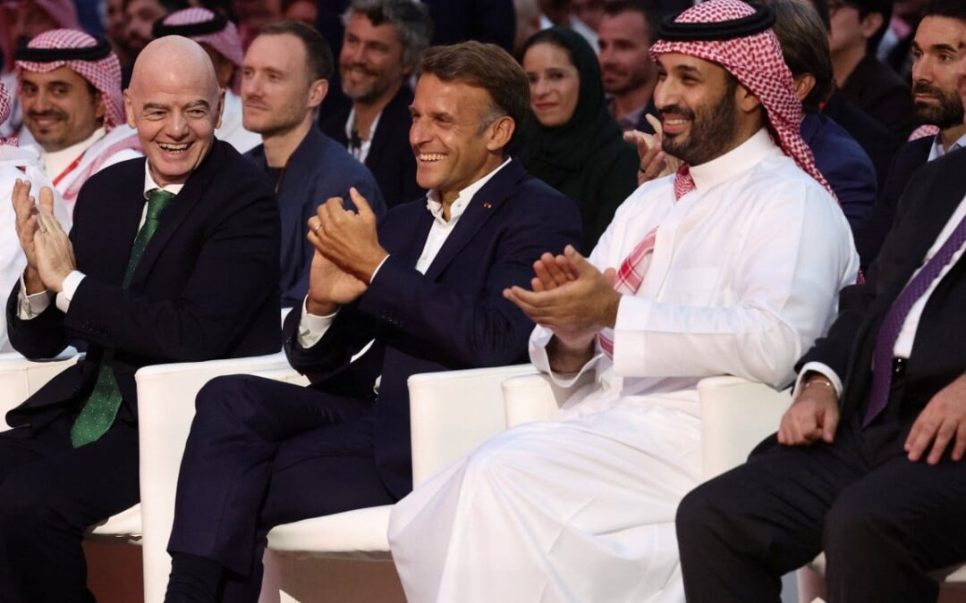 Macron hosts Saudi’s crown prince for visit ranging from esports to Middle East