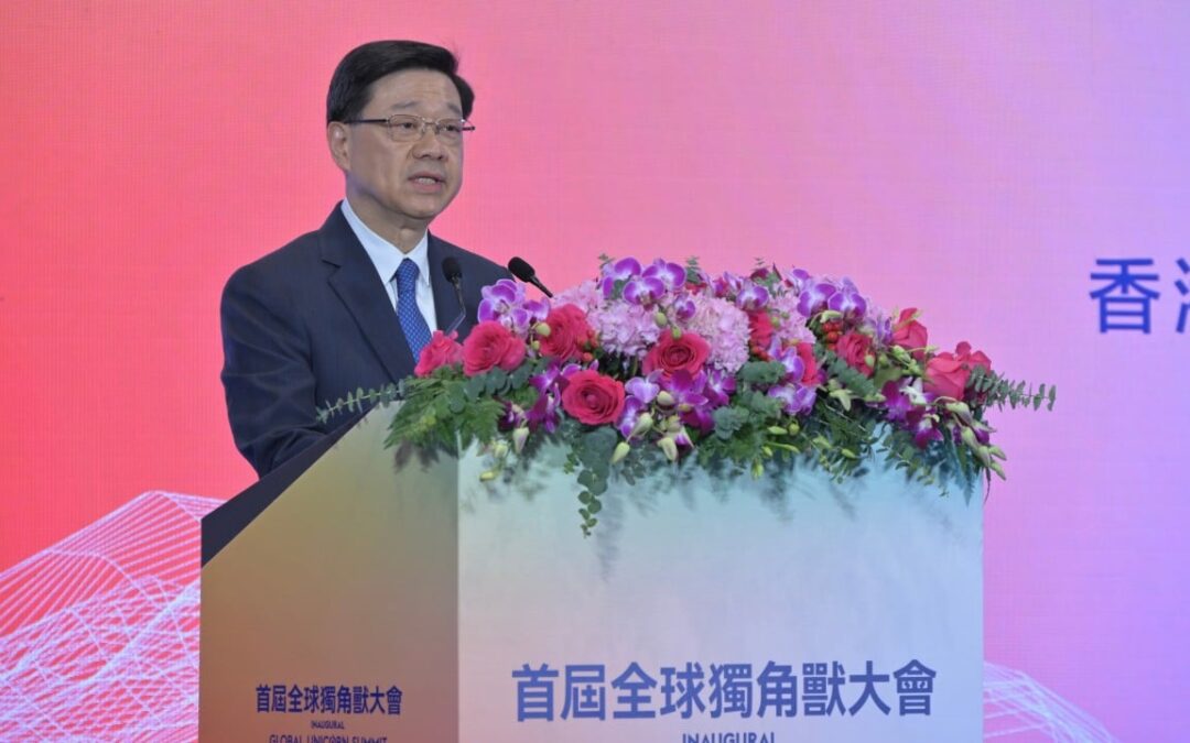 John Lee urges start-ups to seize opportunities through ‘golden gateway’ of Hong Kong