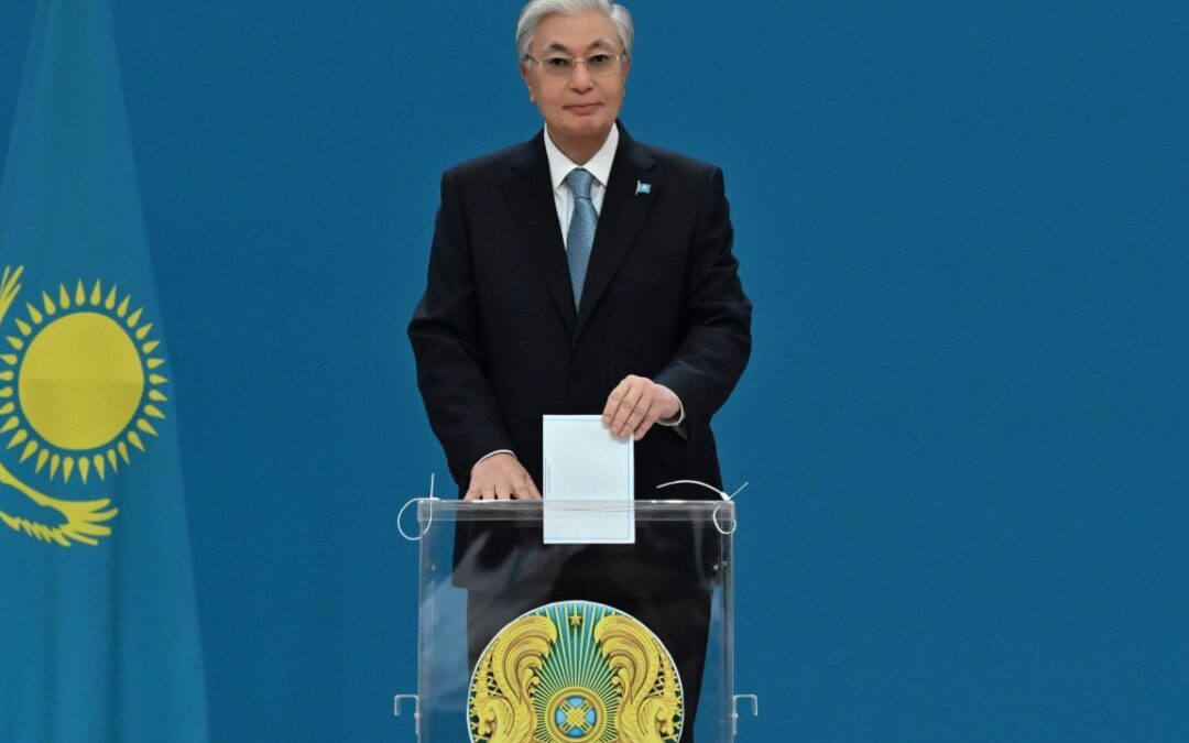 Kazakhstan election: pro-Tokayev party set for landslide as president hints at staying on