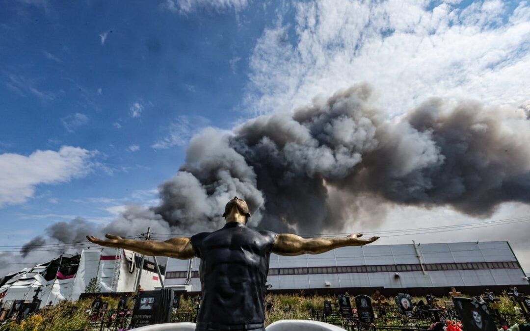 Moscow strikes Ukrainian steel plant as Kyiv targets Russian economy