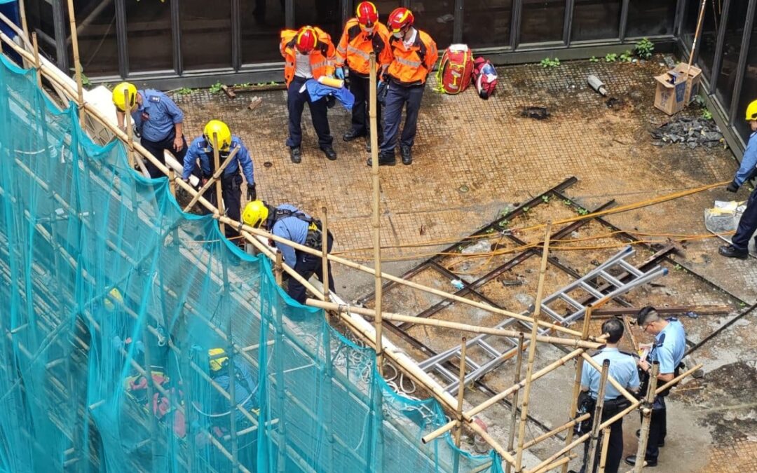 Safety manager dies after falling 10 floors at Hong Kong construction site