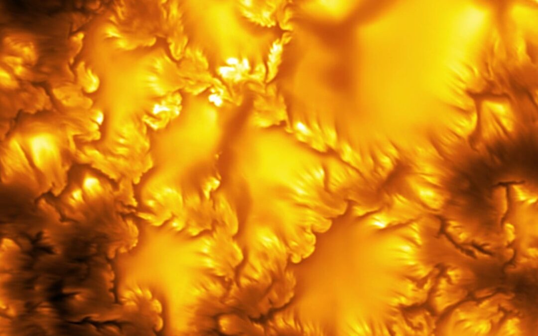New images of the sun show strange patterns rippling on surface