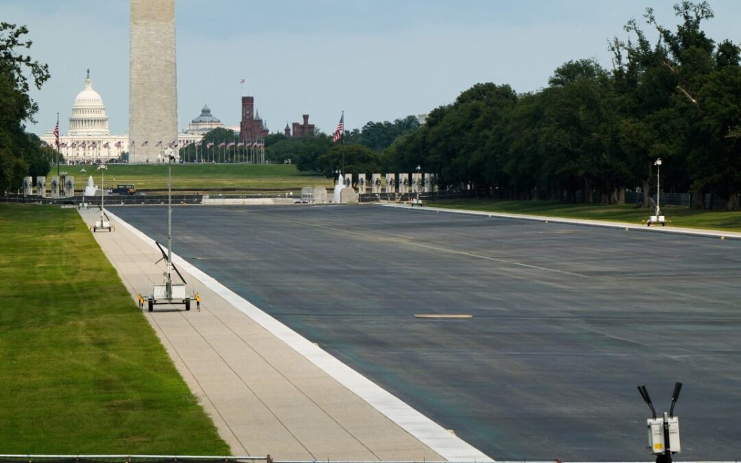 Trump disputes his own Justice Department’s findings on Reflecting Pool