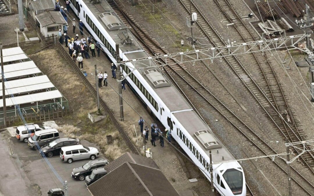 4 workers die after being hit by train north of Tokyo