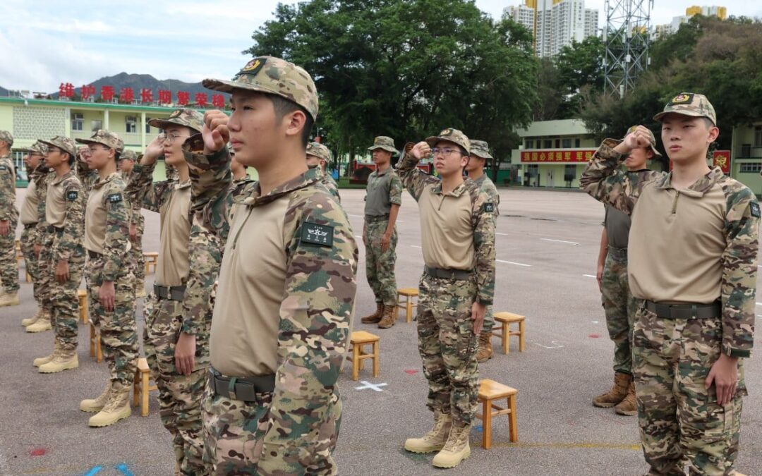 500 Hong Kong students get taste of military life as PLA summer camp returns