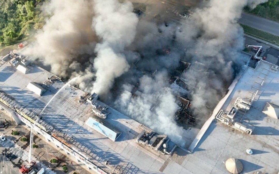 Russian drone strikes on Ukraine shopping centre kill 16, injure 130