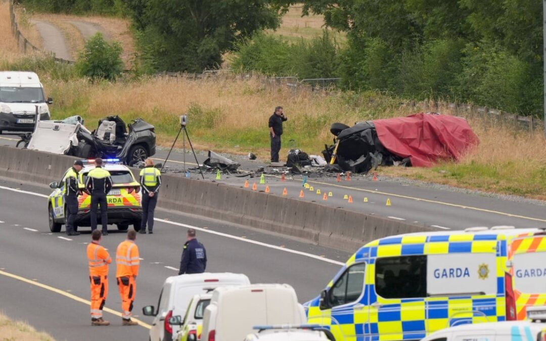 Several dead and seriously injured in head-on motorway collision in Ireland