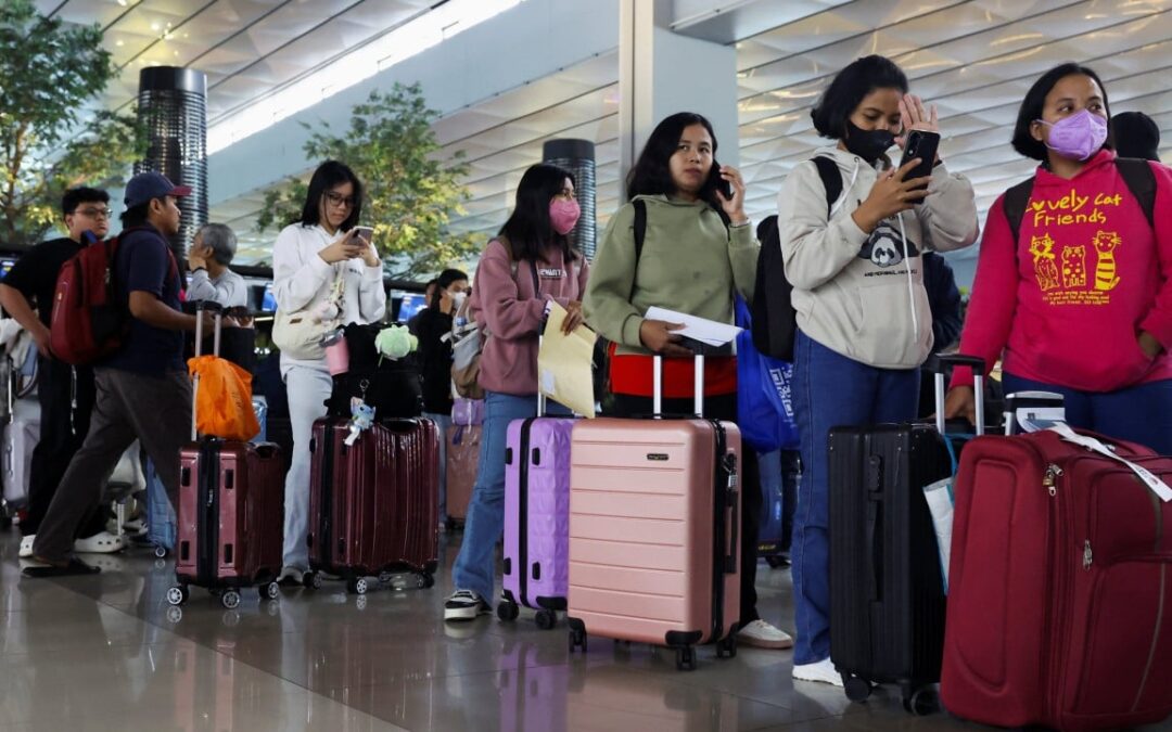 Hong Kong families hit as volcanic ash strands up to 200 helpers in Indonesia