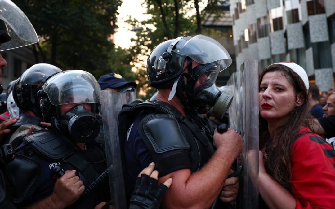 Albania protests against Trump-linked development turn violent after 100th day